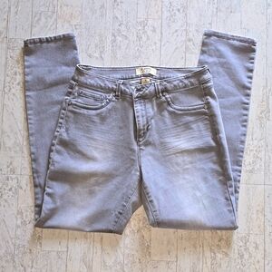 D. Jeans. Women's jeans. Grey color.